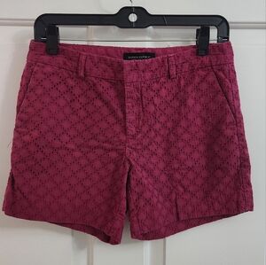 Banana Republic magenta shorts - size 0